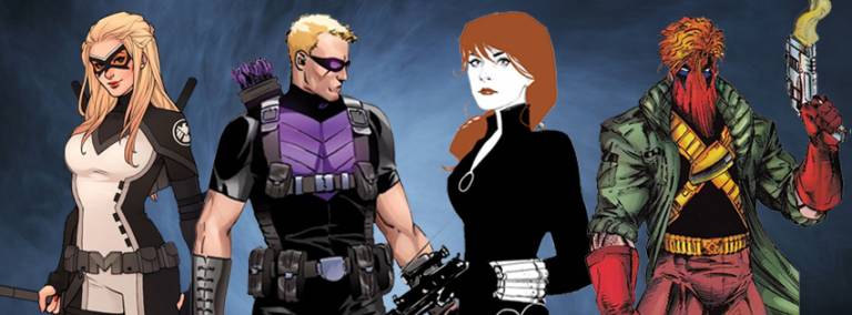 Fanfiction featuring Hawkeye, Grifter, Black Widow and Mockingbird as agents of SHIELD
