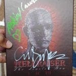 Hellraiser set signed by CLive Barker and Ashley Laurence