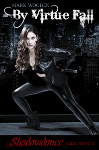 vampire woman standing on a rooftop