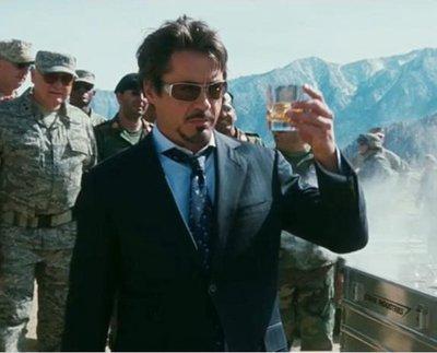 Robert Downey Jr as Tony Stark, a.k.a. Iron Man