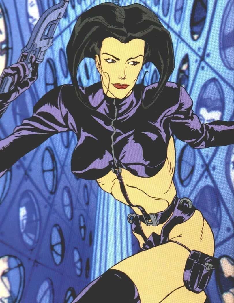 the MTV cartoon Aeon Flux, the basis for Charlize Theron's movie