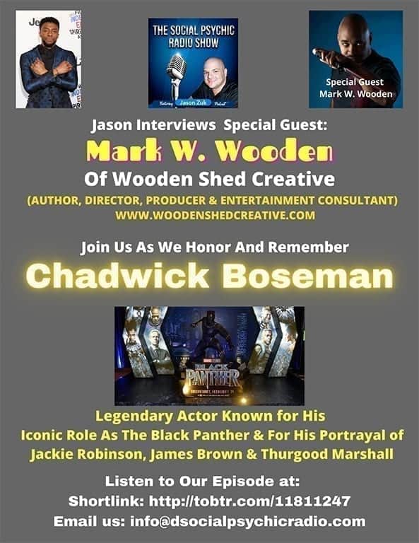 Social Psychic Jason Zuk podcast interview Chadwick Boseman