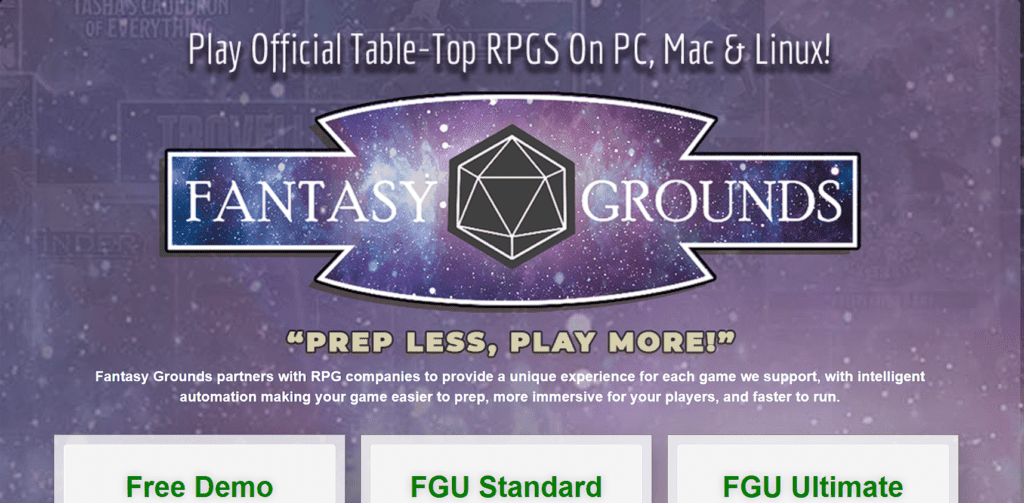 Fantasy Grounds from Smite works