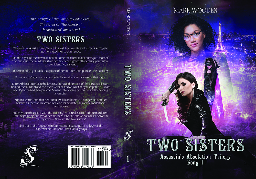 Cover reveal for action urban fantasy novel "Two Sisters"