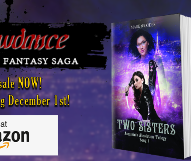action urban fantasy book Two Sisters cover with eBook on sale now