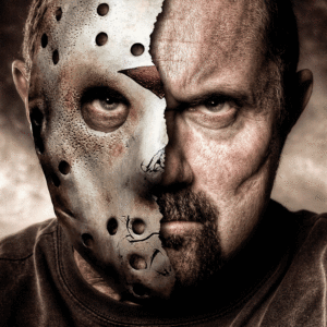 Kane Hodder as Jason Vorhees for Face of Horror