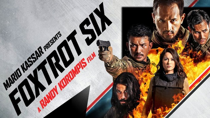 poster for action movie Foxtrot Six
