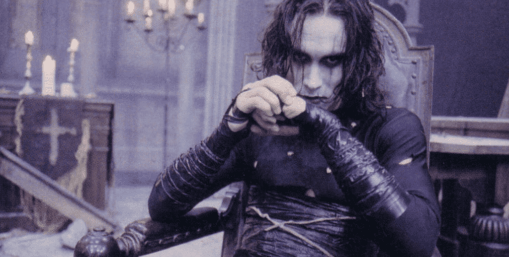 Brandon Lee as the Crow